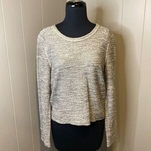 Toms for Target Medium Longsleeve Knit Cropped Sweater Skinny Threading